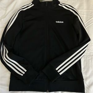 Adidas black zip up sweater